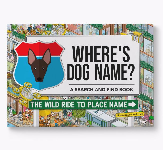 Personalised Mexican Hairless Book: Where's Mexican Hairless? Volume 3